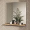 Badspiegel Marelle Greige 60 x 67 cm mit Regal Vicco Bild 5
