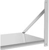 Royal Catering Hängeregal Wandbord klappbar 40 kg Wandregal 60 x 45 cm Edelstahl Küchenregal Bild 2