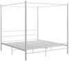 vidaXL Himmelbett Weiß Metall 180x200 cm 325067 Bild 2