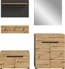INOSIGN Garderoben-Set Garderobenkombination Rehat, Breite 175cm,in Basalt grau/Artisan Eiche, (4-St), Flurmöbel, Dielenmöbel, Kombination, Diele, Garderobe, Garderobenmöbel Bild 3