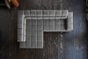 KAWOLA Sofa NELSON Ecksofa Leder anthrazit Recamiere links 72 x 216 x 321 cm Bild 5