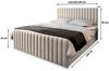 Masseno Boxbett ARION 180x200 cm mit Bonell Matratze und Topper Bild 3