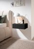 Nachtkommode >TABONI< hängend, 1 Schublade, in Graphit - 42x14x30cm (BxHxT) Bild 2