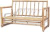 vidaXL 4-tlg. Garten-Lounge-Set mit Auflagen Bambus 43159 Bild 4