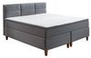 Boxspringbett Kansas / Kenora, Holzwerkstoff, Stoff, Grau, 180 x 110 x 213 cm Bild 4