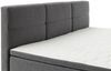 Boxspringbett Kansas / Kenora, Holzwerkstoff, Stoff, Grau, 180 x 110 x 213 cm Bild 3