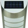 LED Solar Wandleuchte Fassadenleuchte aus rostfreiem Stahl für den Außenbereich in Edelstahl | 160 x 70 x 265mm (B. x L. x H.) | 20 Lumen | Kaltweiß (6000 K) Bild 5