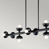 Elstead Lighting Palta Pendelleuchte 10-flammig Satinschwarz E14 Bild 3
