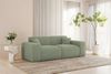 Sofaset Designersofa CELES PREMIUM 3-2-1 in Stoff Sven Hellgrün Bild 3