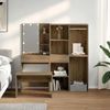 vidaXL Schminktisch-Set mit LED-Leuchten Artisan-Eiche Holzwerkstoff 3329182 Bild 3