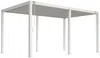 Vente-unique - AMALFI Terrassenüberdachung Metall Weiß - B 300 cm x H 250 cm x L 500 cm Bild 3