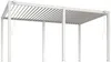 Vente-unique - AMALFI Terrassenüberdachung Metall Weiß - B 300 cm x H 250 cm x L 500 cm Bild 2