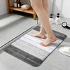 BlingBin Badematte Badezimmerteppich rutschfest 50x80 cm, extra weich, saugfähig, rutschhemmend beschichtet, Hervorragende Feuchtigkeitsaufnahme, Rutschfeste Unterseite, Weich & Komfortabel, Maschinenwaschbar, Polyester, Rechteck, Waschbar Badvorlege... Bild 4