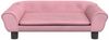 vidaXL Hundebett Rosa 70x48x22 cm Samt Bild 3