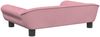 vidaXL Hundebett Rosa 70x48x22 cm Samt Bild 5
