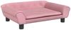 vidaXL Hundebett Rosa 70x48x22 cm Samt Bild 2