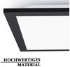 ZMH LED Deckenleuchte mit Smart RGB Hintergrundbeleuchtung Panel Flach Quadratisch/Rund, Dimmbar, LED fest integriert, Tageslichtweiß Bild 4