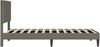 vidaXL Bettrahmen mit Kopfteil Hellgrau 90x200 cm Cordstoff 42027712 Bild 5