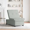 vidaXL Schlafsofa Hellgrau 194 x 67 x 82 cm Samt 42008594 Bild 3