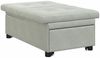 vidaXL Schlafsofa Hellgrau 194 x 67 x 82 cm Samt 42008594 Bild 4
