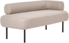 Rechtsseitige Chaiselongue MIRMANDE Stoff Hellbraun Bild 4