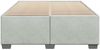 vidaXL Bettgestell ohne Matratze Hellgrau 140x190 cm Samt 3284631 Bild 4