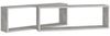vidaXL Würfelregale 2 Stk. Betongrau 80x15x26,5 cm Holzwerkstoff 807118 Bild 5