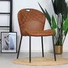 Bronx71 Esszimmerstuhl Fay cognac Eco-Leder stapelbar - 4er Set Bild 2