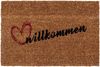 Andiamo Fußmatte Kokos Willkommen, rechteckig, Höhe: 17 mm, Schmutzfangmatte, mit Spruch, rutschhemmend, In- und Outdoor geeignet Bild 2