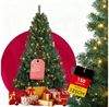 oyajia Künstlicher Weihnachtsbaum Künstlicher Weihnachtsbaum,8 Beleuchtungsmodi, Weihnachten-Dekoration, Christbaum Künstlich, Kompakter Weihnachtsbaum mit 150 LEDs, Dichter Optik & Metallständer Bild 5