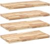 vidaXL Schweberegale 4 Stk. 80x40x4 cm Massivholz Akazie Unbehandelt 3279478 Bild 2