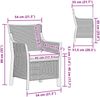 vidaXL Sessel Anthrazit PP 42035146 Bild 5