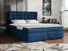 Boxspringbett Malmo Box, Blau, 180x200 cm Bild 2
