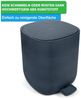 YourCasa Mülleimer YourCasa Mülleimer Bad [5L] Elegantes Design Badezimmer Kosmetikeimer, ABS Kunsstoff Bild 3