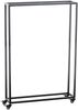 Kaminholzregal innen Metall BETTA - mit Rollen, 25x80x150 Brennholzregal innen Kaminholzständer Kaminholzhalter Feuerholzregal Innen Holz stapeln Wohnzimmer Bild 5