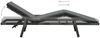 Sonnenliege, Gartenliege mit Auflage Poly Rattan Grau Bild 3