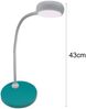 Kinder Schreibtischleuchte Blaugrün-Grau mit Flexarm, Höhe 43cm Bild 3