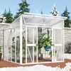 Vitavia Gewächshaus "Aura 7800", weiß, 7,8 m²,10 mm HKP Bild 2