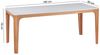 Esstisch Tisch - MAGNUS - Vierfußtisch 180x76 cm MDF Weiß lackiert Bild 3