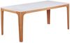 Esstisch Tisch - MAGNUS - Vierfußtisch 180x76 cm MDF Weiß lackiert Bild 4