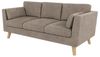 S-Style Möbel 3-Sitzer Sofa mit Holzfüßen im skandinavischen Stil Angeles, mit Wellenfederung Bild 4