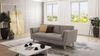 S-Style Möbel 3-Sitzer Sofa mit Holzfüßen im skandinavischen Stil Angeles, mit Wellenfederung Bild 5