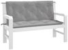 vidaXL Gartenbank-Auflagen 2 Stk. Grau 120x50x7 cm Oxford-Gewebe 361679 Bild 3