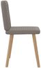 vidaXL Esszimmerstühle 2 Stk. Taupe Stoff 4101150 Bild 5