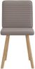 vidaXL Esszimmerstühle 2 Stk. Taupe Stoff 4101150 Bild 4