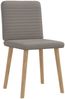 vidaXL Esszimmerstühle 2 Stk. Taupe Stoff 4101150 Bild 3