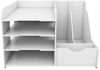 JEOBEST Regal-Schreibtisch Schreibtisch Organizer, Briefablage Stapelbar Dokumentenablage Bild 4