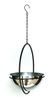 DanDiBo Blumenampel Innen Metall Wand Hängepflanzen 53 cm 96087 M mit Topf Silber Pflanzenhänger Blumenhänger Topfhänger Blumen Blumentopfhänger Hängetopf Bild 5