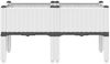 vidaXL Pflanzkasten mit Beinen Weiß 80x40x42 cm PP 367894 Bild 3