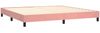 vidaXL Boxspringbett mit Matratze & LED Rosa 200x200 cm Samt 3134668 Bild 5